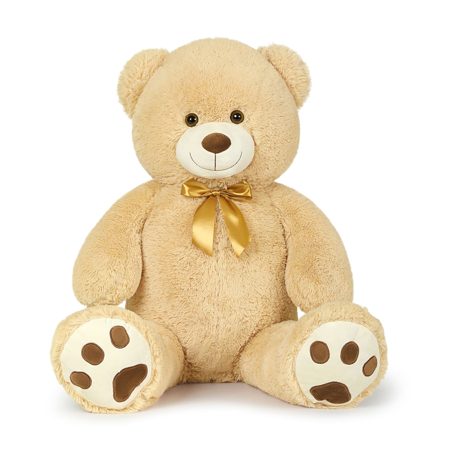 Ours en peluche géant, marron clair, 39/51 pouces