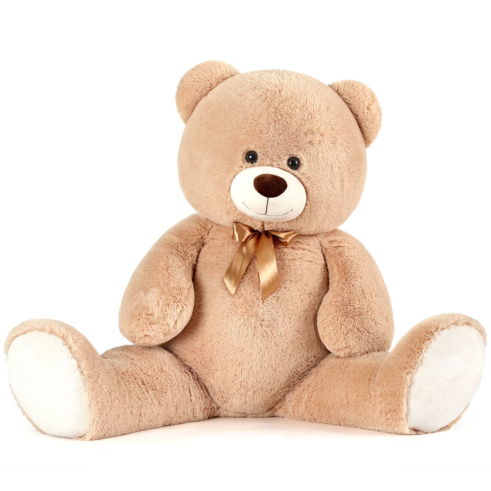 Teddy Bear Plush Toy Teddy Stuffed Animals, Light Brown, 42 Inches