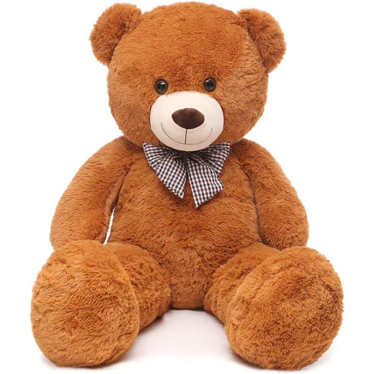 Giant Teddy Bear Plush Toy, Dark Brown, 47/55/59 Inches