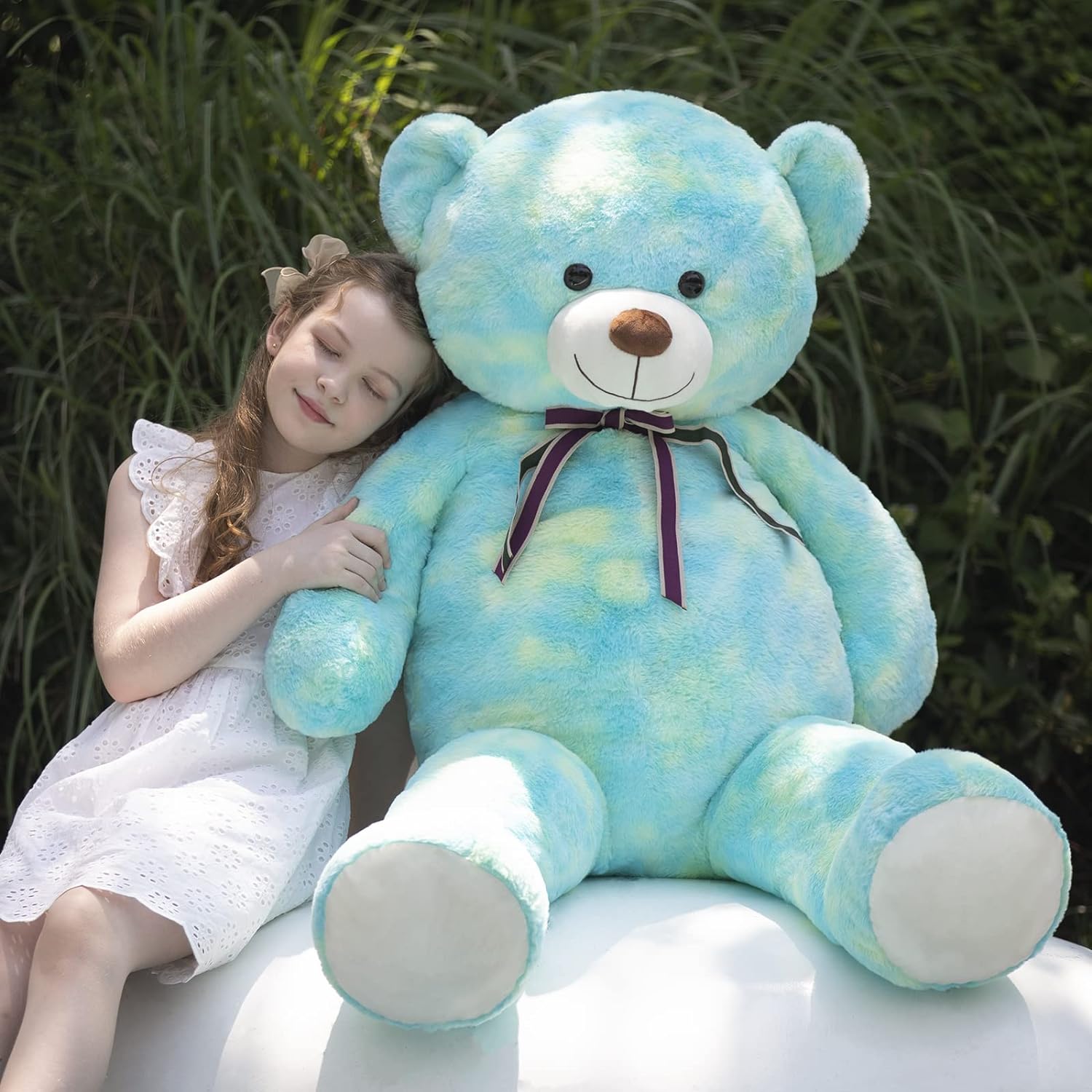 Giant Teddy Bear Plush Toy, Multicolor, 52 Inches
