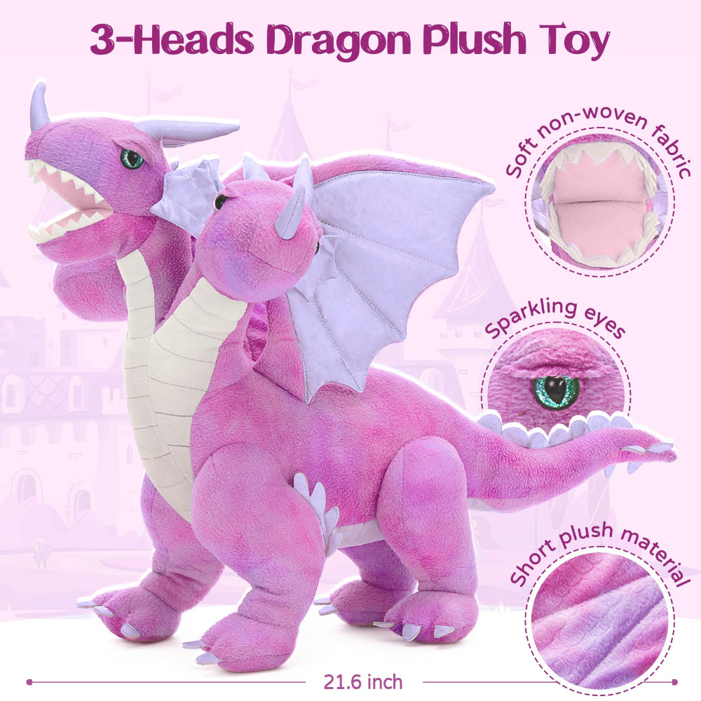 Dragon Toy Peluche Dragon Rosa Flying Dragon Plush Toys Dragon Stuffed  Animals Cool Gift For, image size:1000x1000