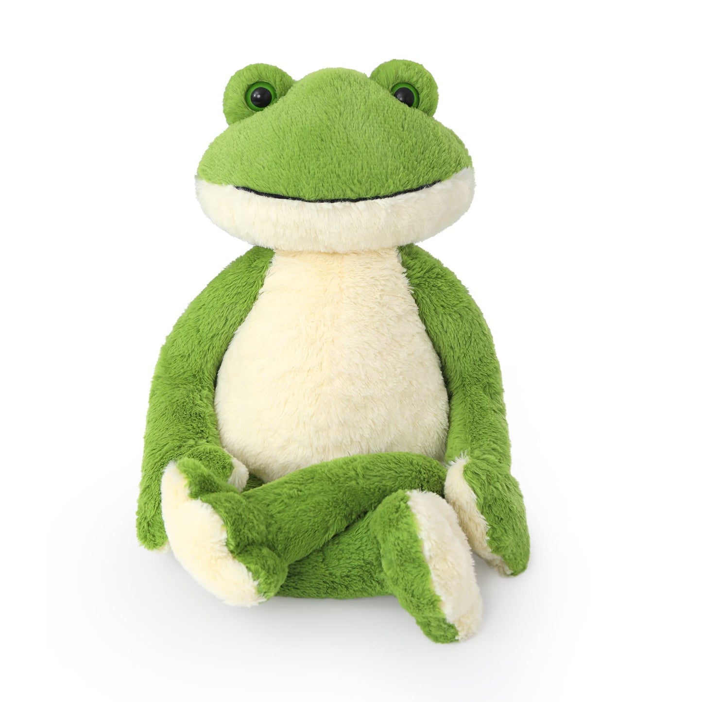 Frosch-Stofftier, grün, 24 Zoll