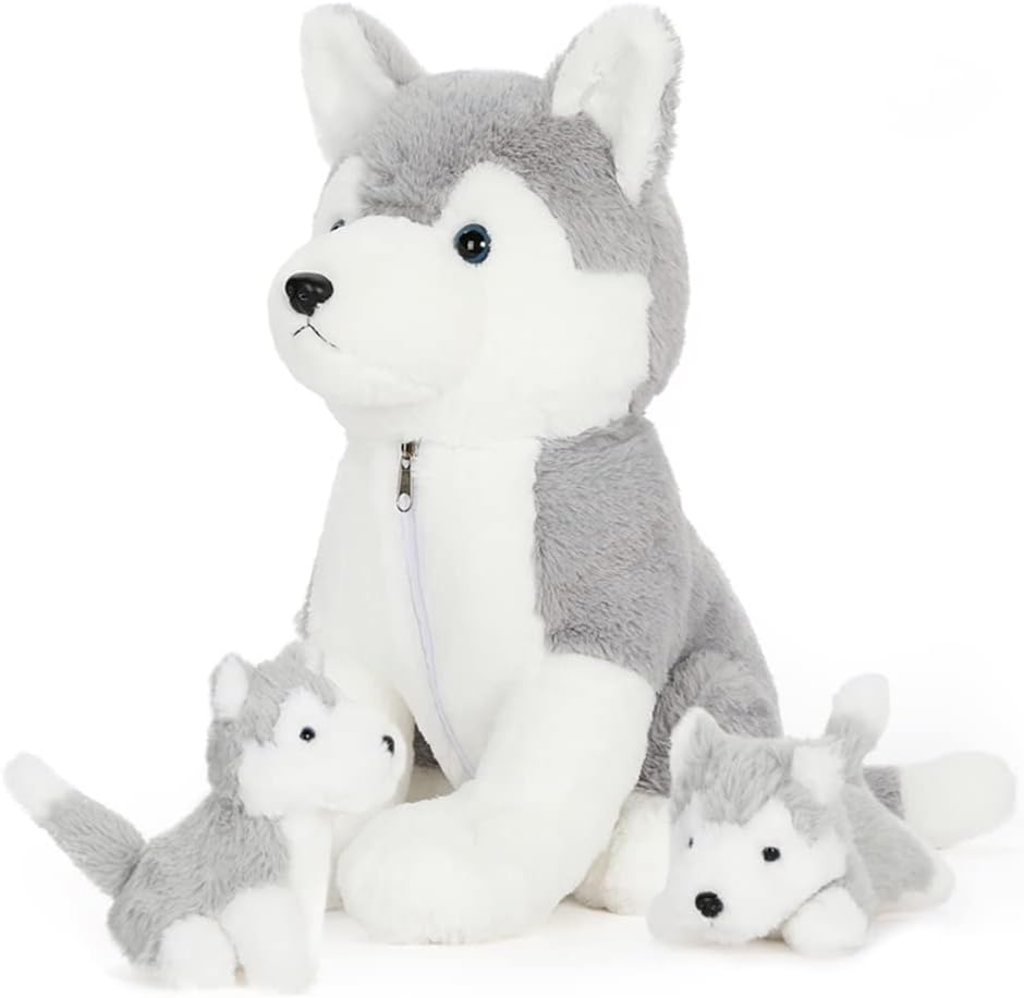 Husky Plush Toys Dog Stuffed Animals, 16 Inches
