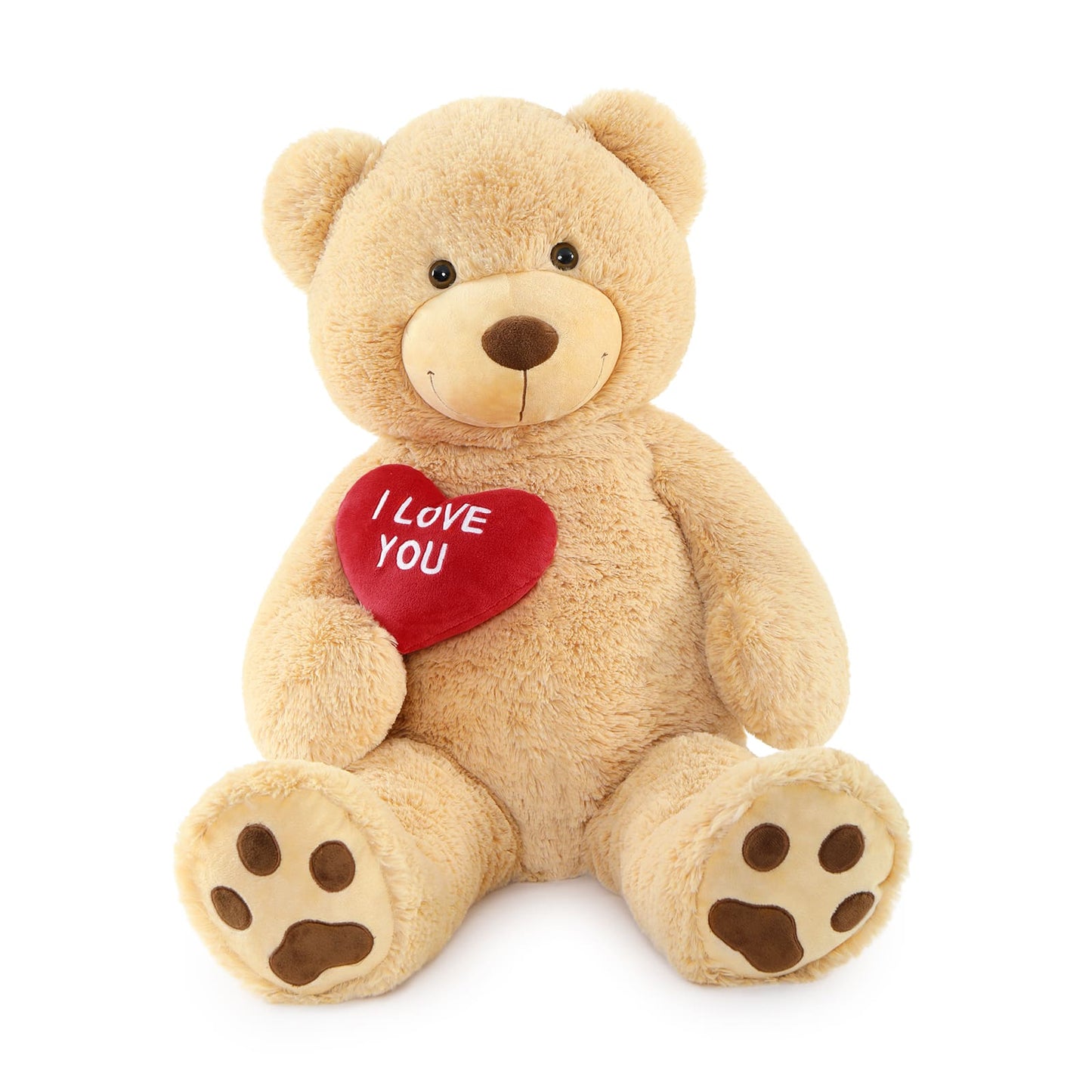 Ours en peluche géant, marron, 6 pieds