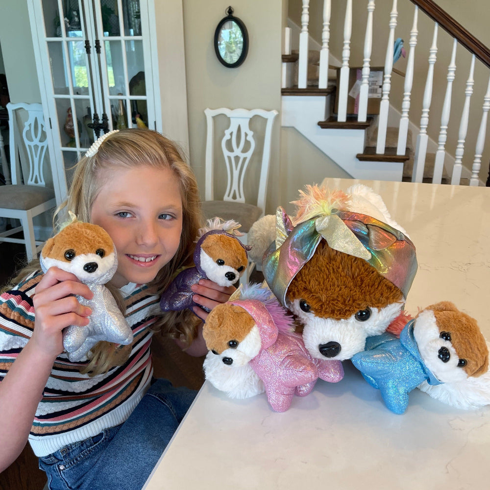 Ensemble de jouets en peluche Mommy Dog, 26 pouces