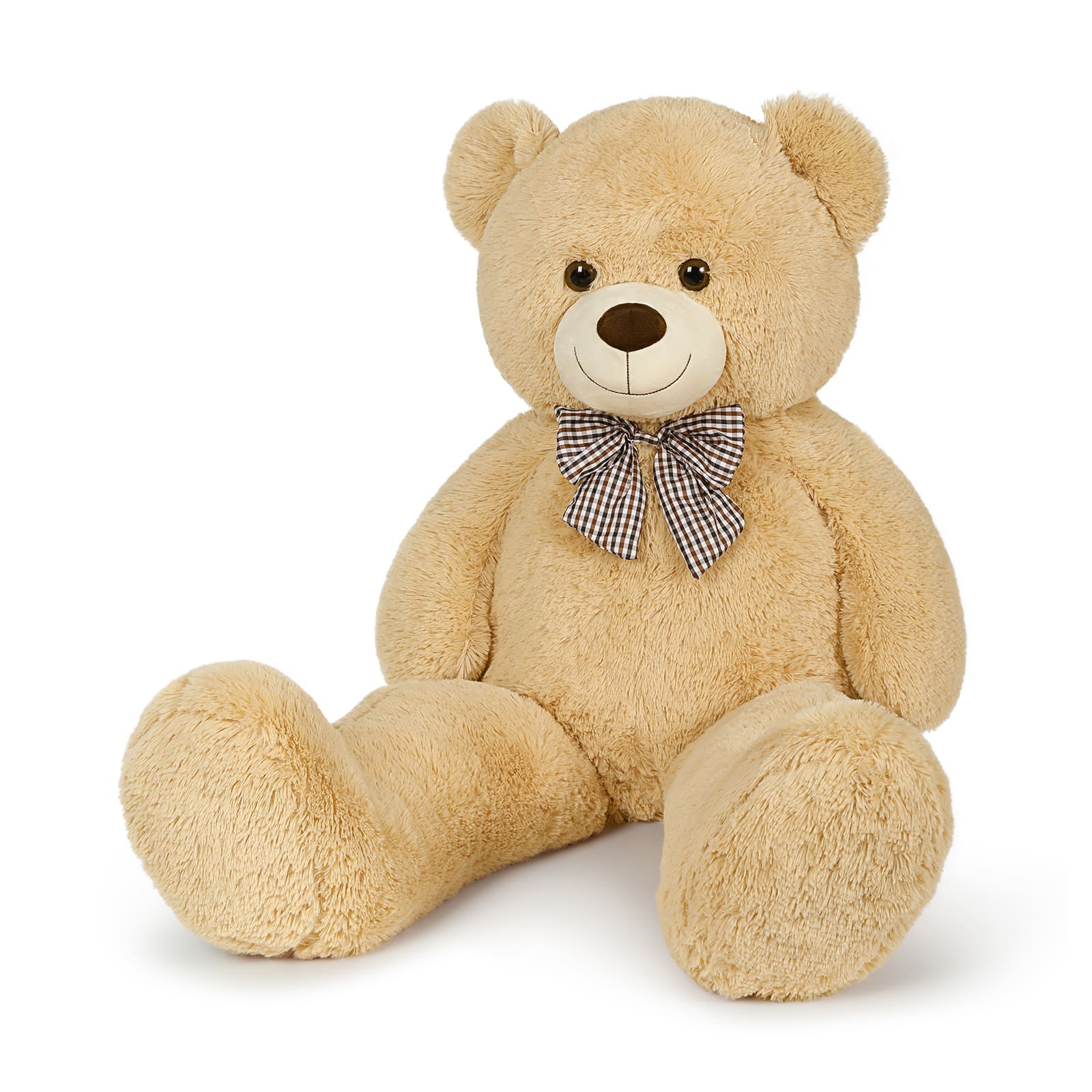 Ours en peluche géant, marron clair, 47/55 pouces