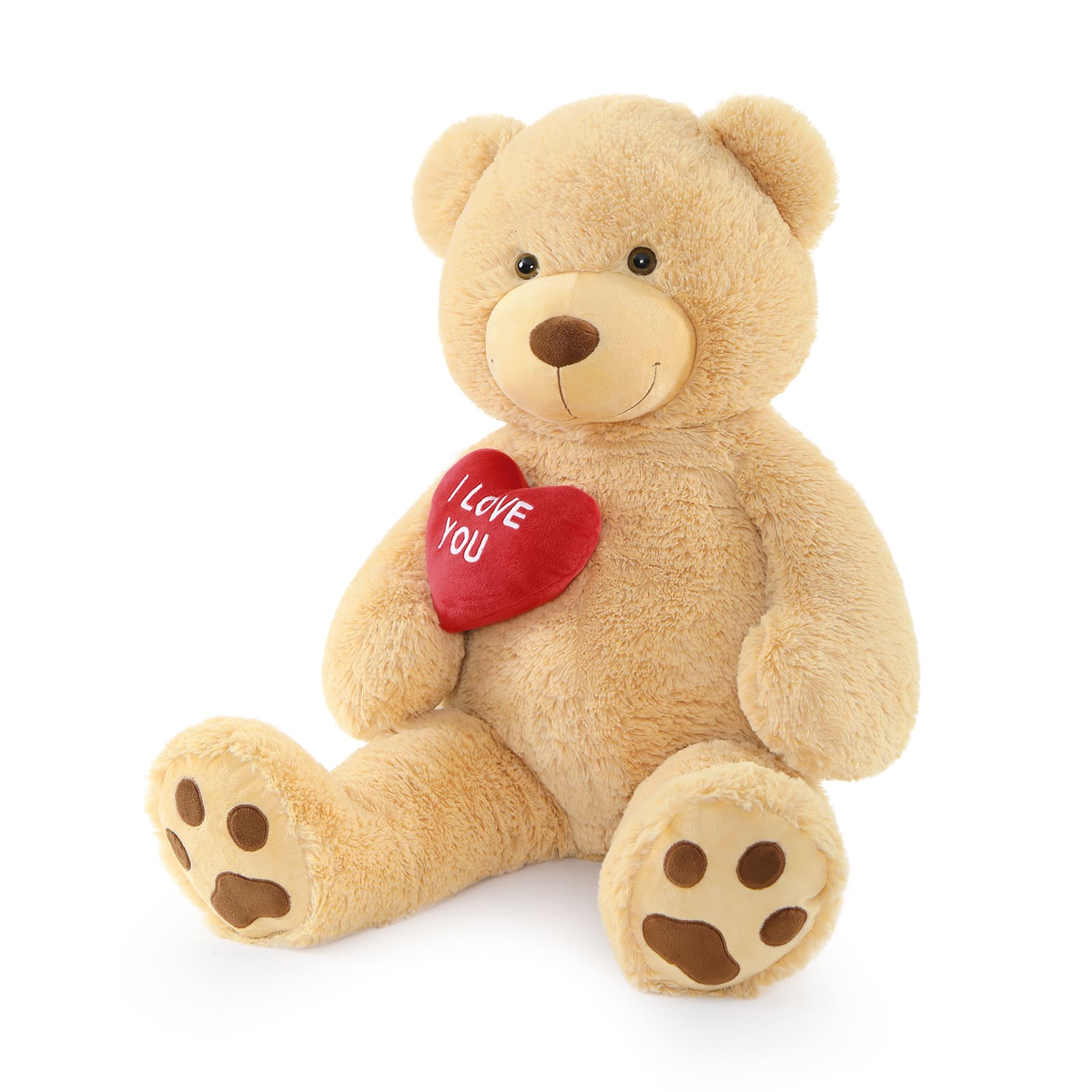Ours en peluche géant, marron, 6 pieds