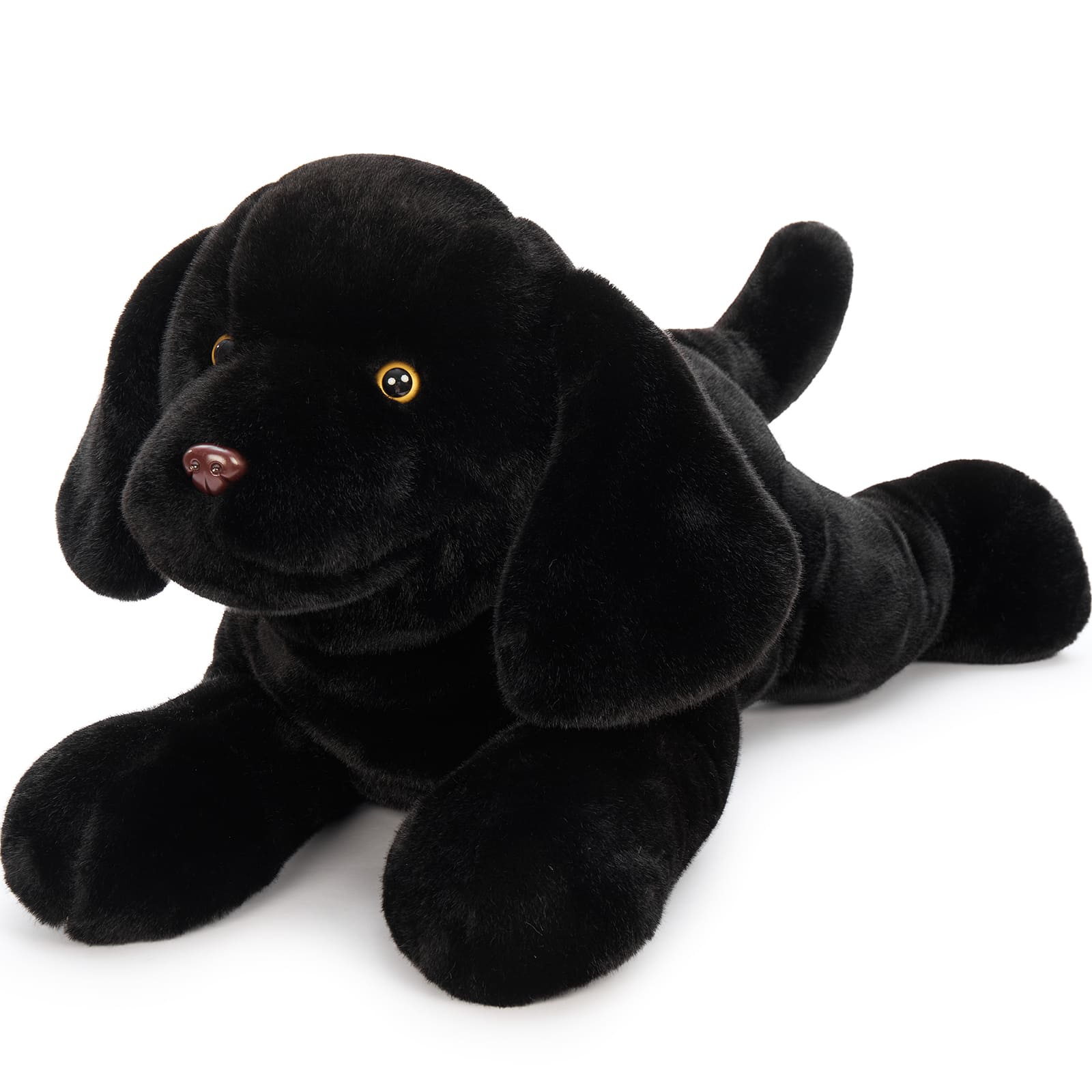 Labrador Plush Toy Dog Stuffed Animals, Black, 31.5 Inches