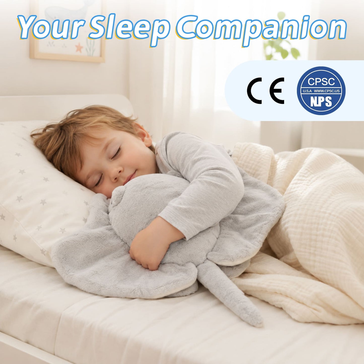 cute weighted plush toy gift for kids premium soft stingray stuffed animal for everyday comfort and cuddles