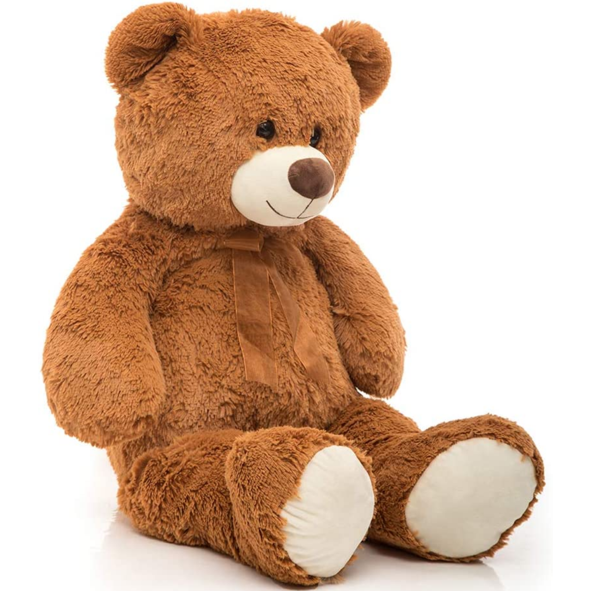 Giant Teddy Bear Plush Toy, Dark Brown, 35.4/51 Inches - MorisMos Plush Toys