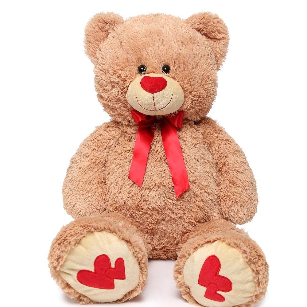 Valentine's Day Teddy Bear Stuffed Animals - Big 3 FT Teddy Bear Plush Toys - Valentine's Day Gift for Girlfriend/Boyfriend - Fluffly Cuddly Plushy Fluffy Toy - Cute Teddy Bear Plush Pillows for Kids - Christmas/Birthday Gift for Children/Teens/Adults - Romantic Anniversary Gift for Wife/Husband - Wedding Gift Ideas for Friends - Free Shipping
