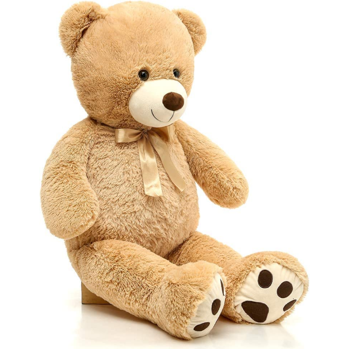 Big Teddy Bear Stuffed Animals - 39/51 Inches Brown Stuffed Teddy Bear Soft Plush Toys - Valentine's Day Gift for Girlfriend/Boyfriend - Fluffly Cuddly Plushy Fluffy Toy - Cute Teddy Bear Plush Pillows for Kids - Christmas/Birthday Gift for Children/Teens/Adults - Romantic Anniversary Gift for Wife/Husband - Birthday Gift for Friends - Teddy Bear Theme Baby Shower