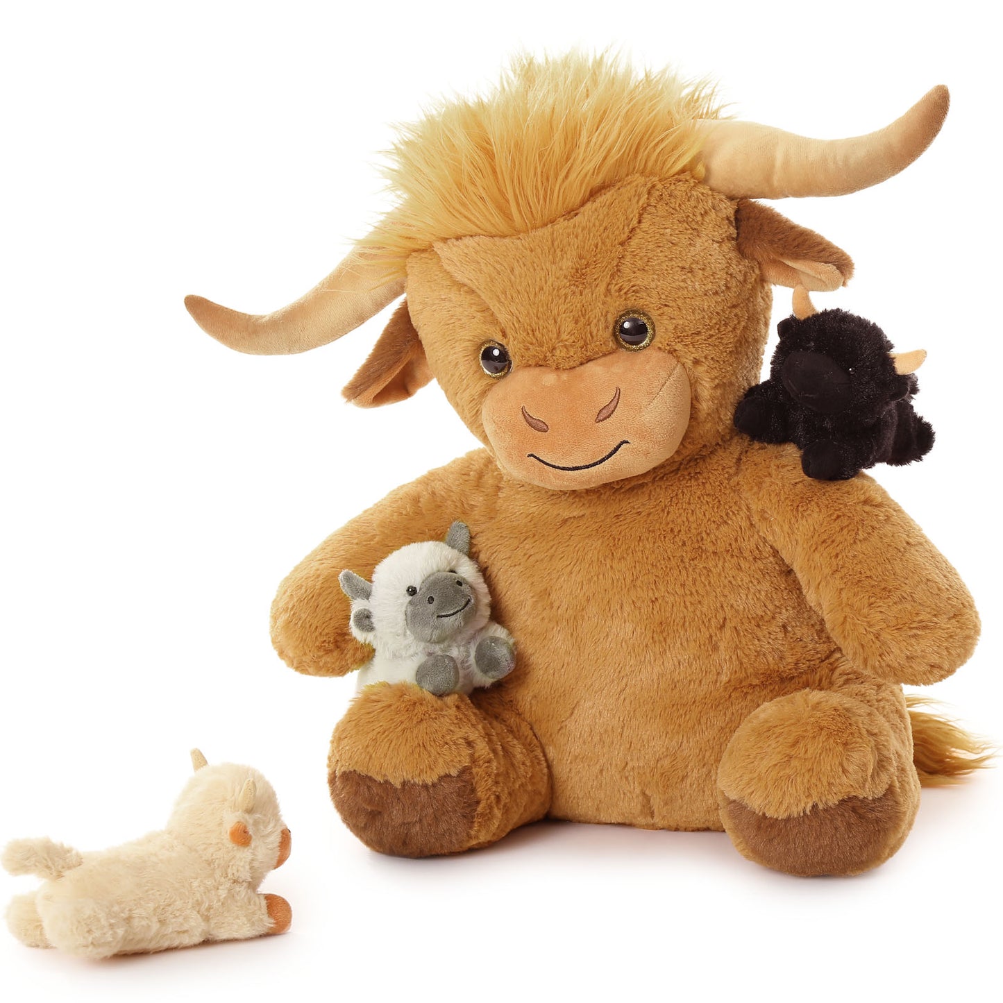 Highland Cattle Stuffed Animal Toys, 18 Inches - MorisMos Plush Toys
