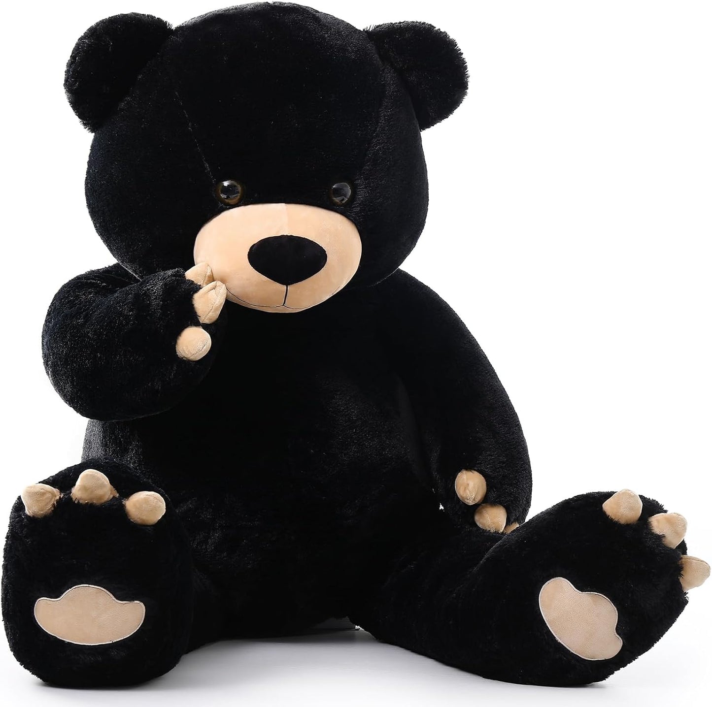 Large Teddy Bear Plush Toy, Black, 59 Inches - MorisMos Stuffed Animal Toys
