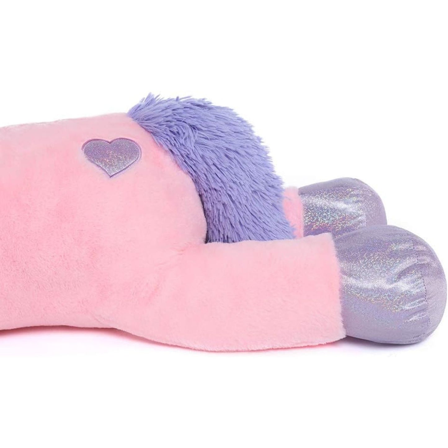 Giant Unicorn Plush Toy, Pink/White, 24/32 Inches - MorisMos Plush Toys