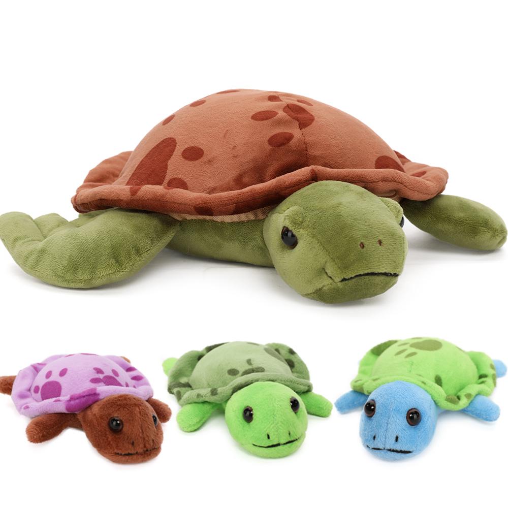 Turtle Stuffed Animal Toy with 3 Baby Turtles, 13 Inches