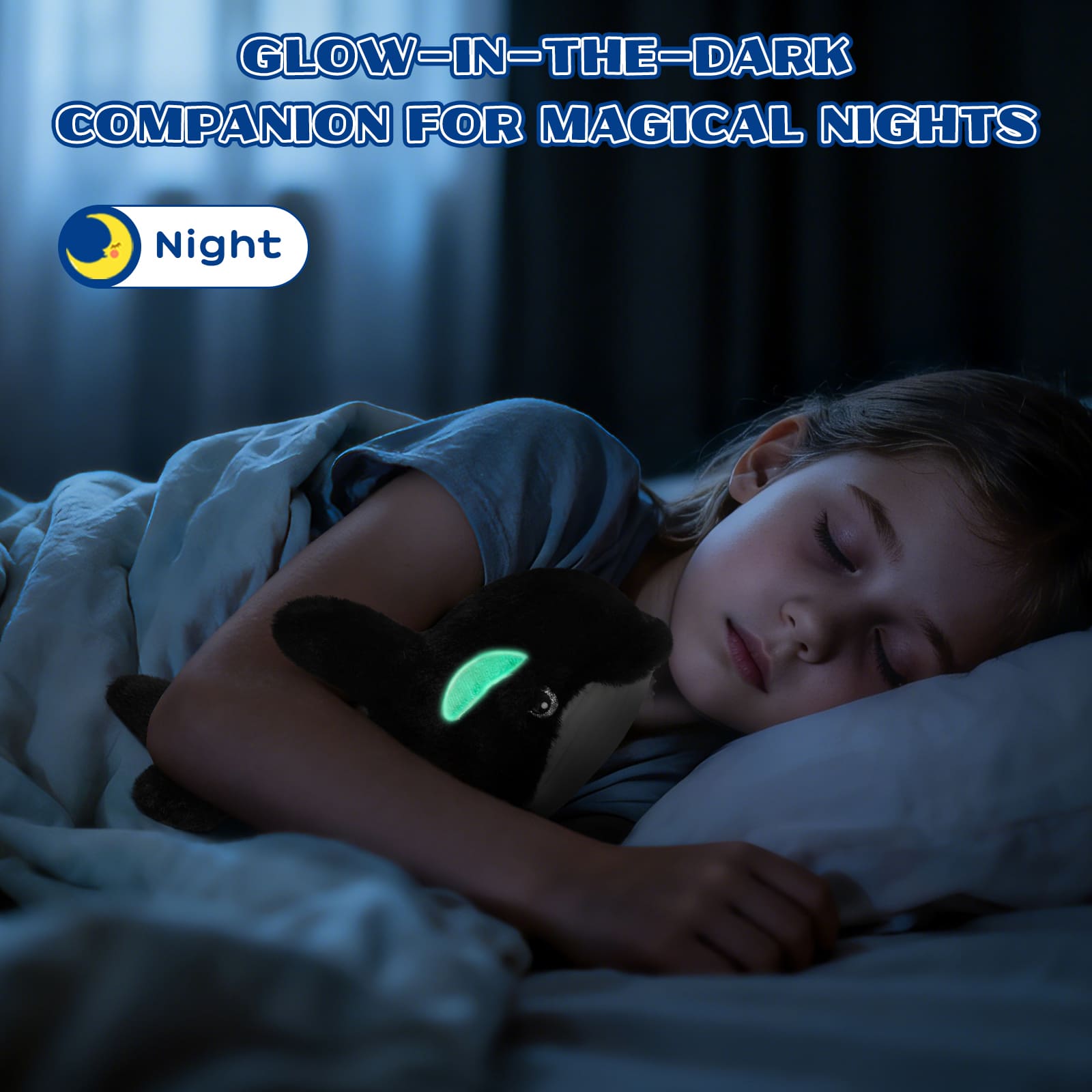 6 Pcs Orca Plush Toys Ocean Stuffed Animals, 15 Inches