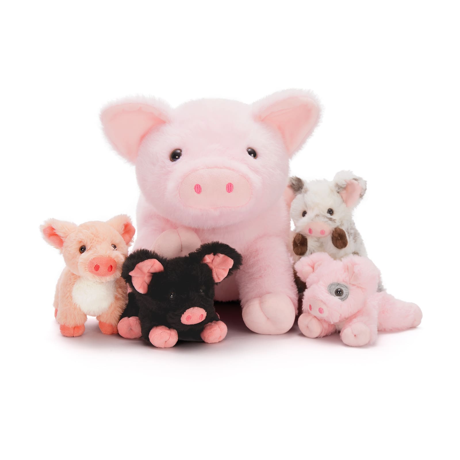Pig Stuffed Animals Farm Plush Toys, Pink, 15.7 Inches
