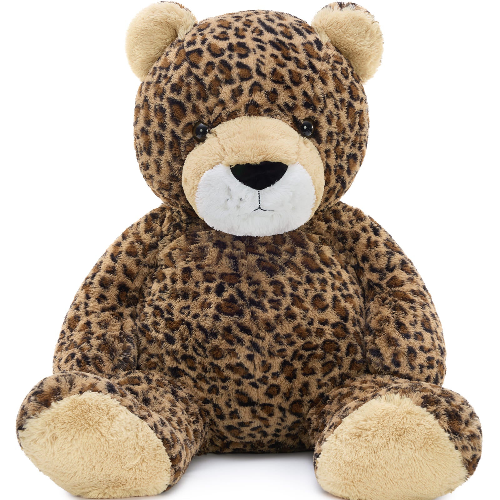 Giant Cheetah Stuffed Animals Leopard Plush Toys, 51 Inches