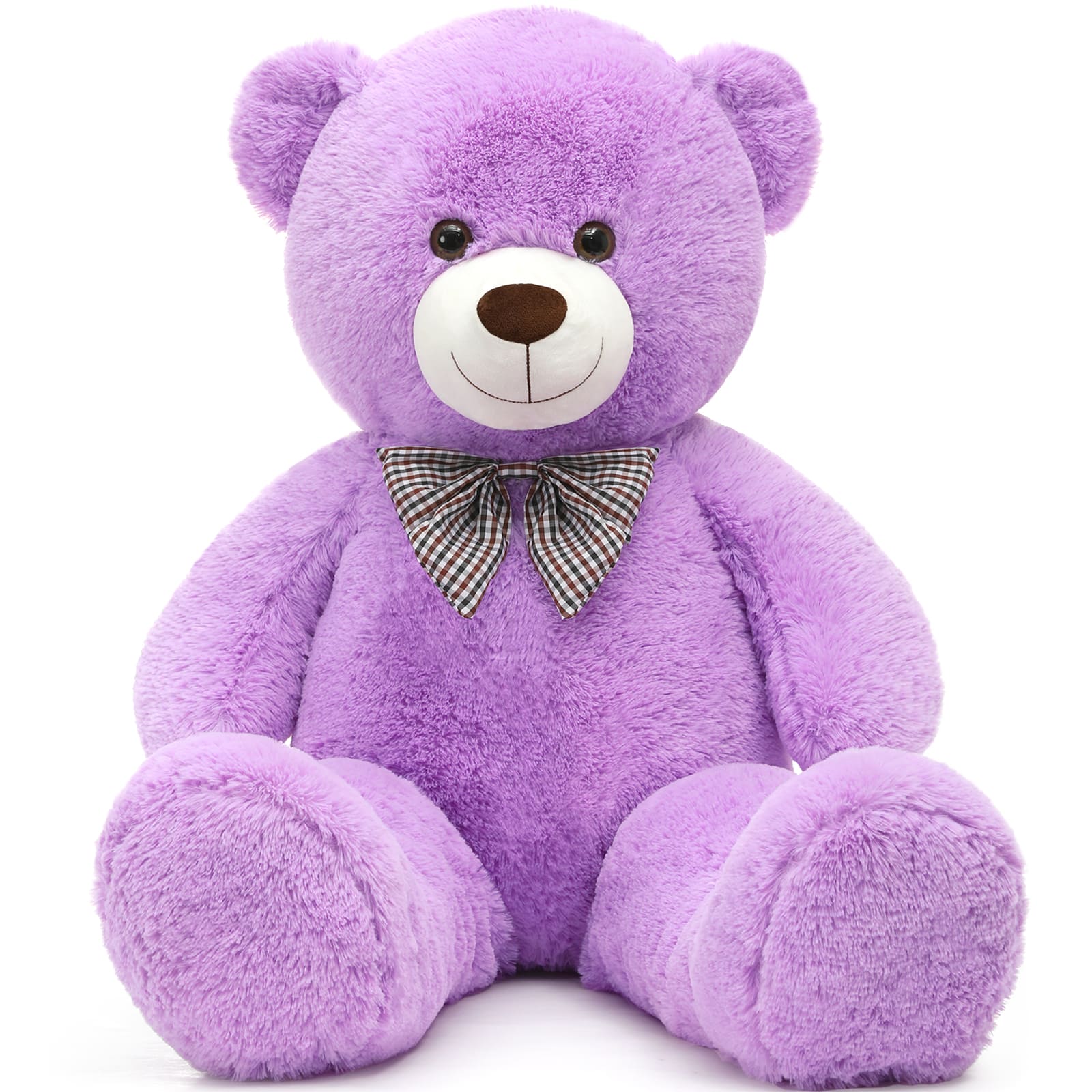 Ours en peluche géant, violet, 47 po