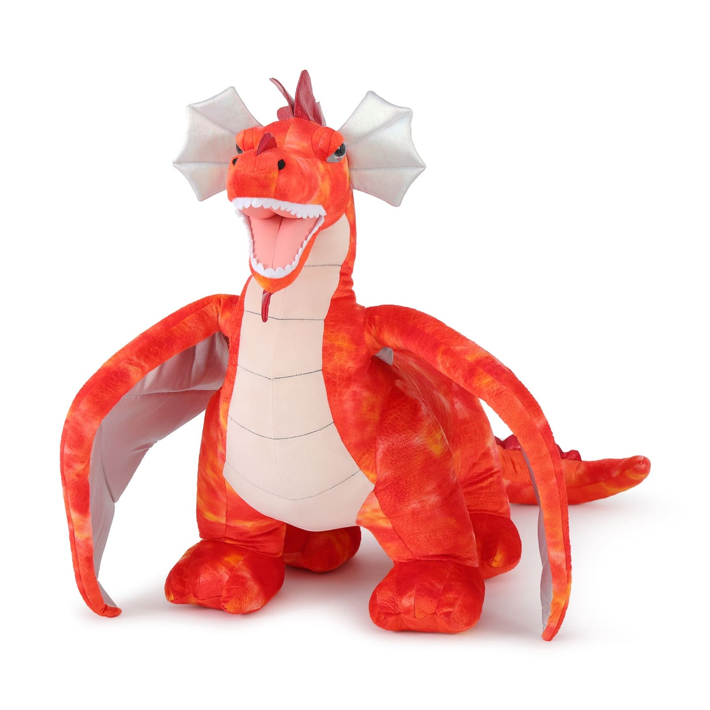 Giant Flying Dragon Plush Toy, Red, 51 Inches