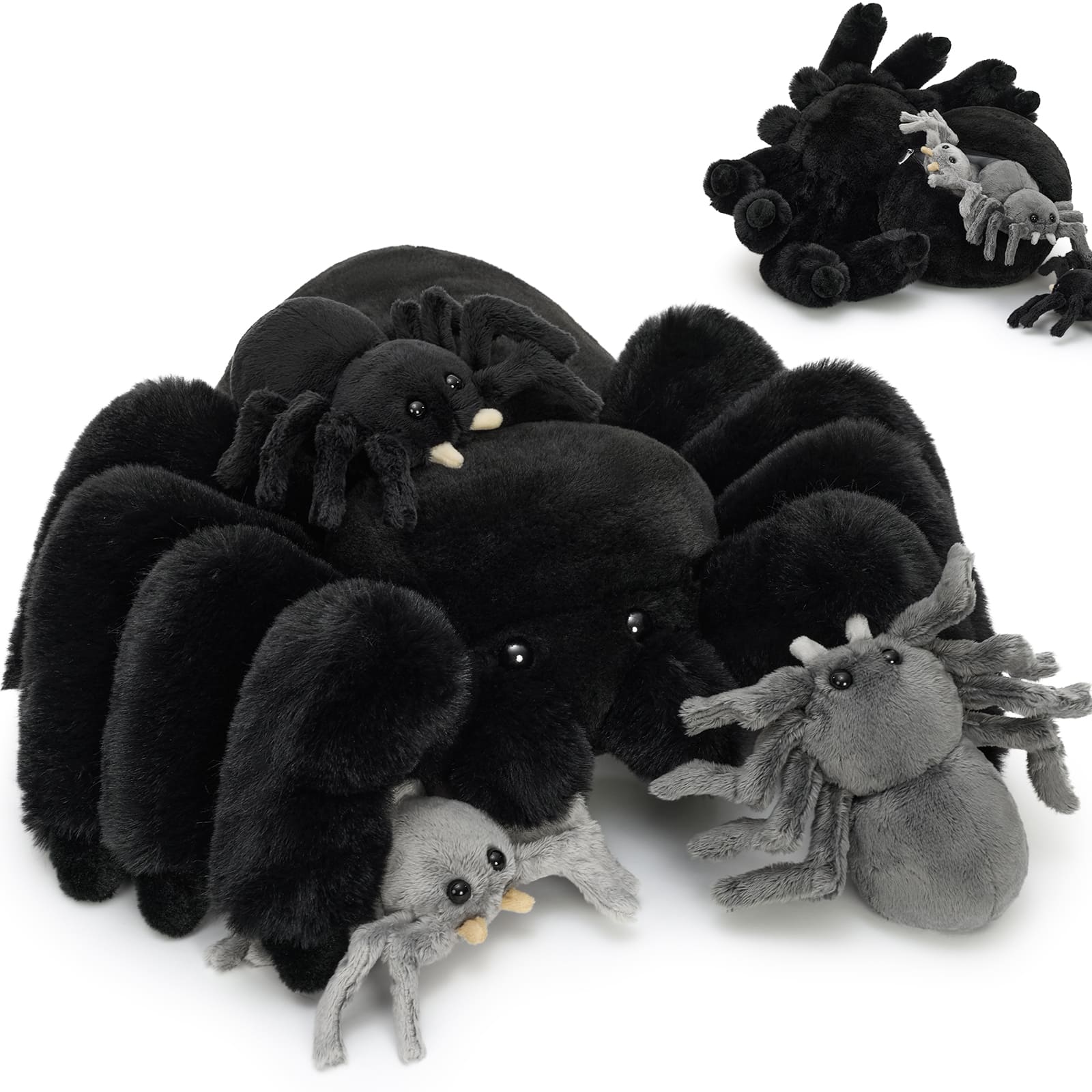 Simulation Spider Stuffed Animals, 15.75 Inches
