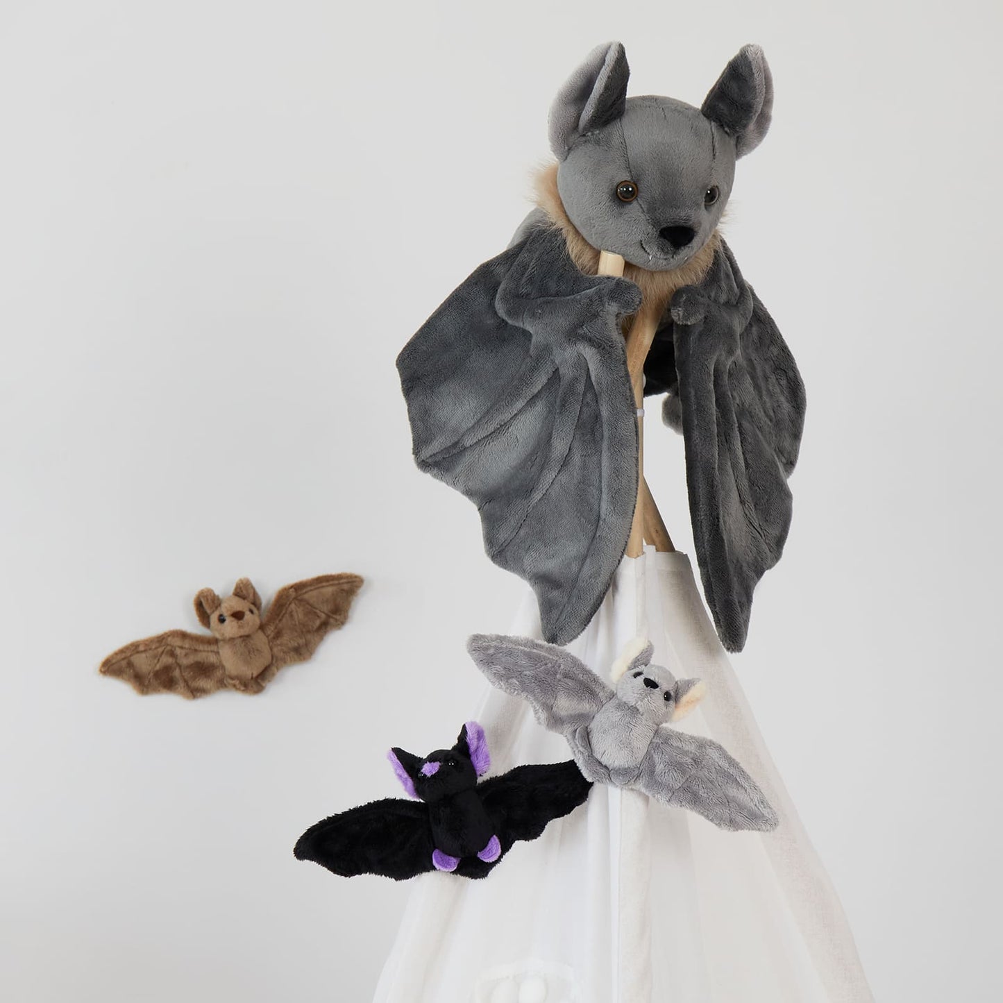 Lifelike Bat Stuffed Animals Halloween Plush Toys, 31.5 Inches