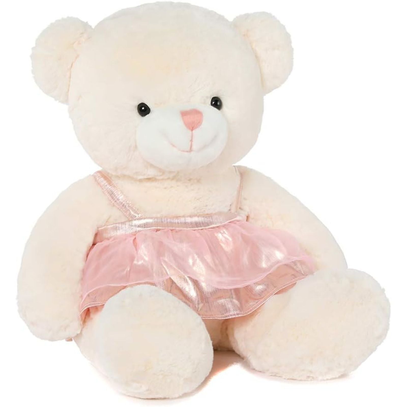 Teddy Bear Stuffed Toy, Beige/Brown, 17.5 Inches