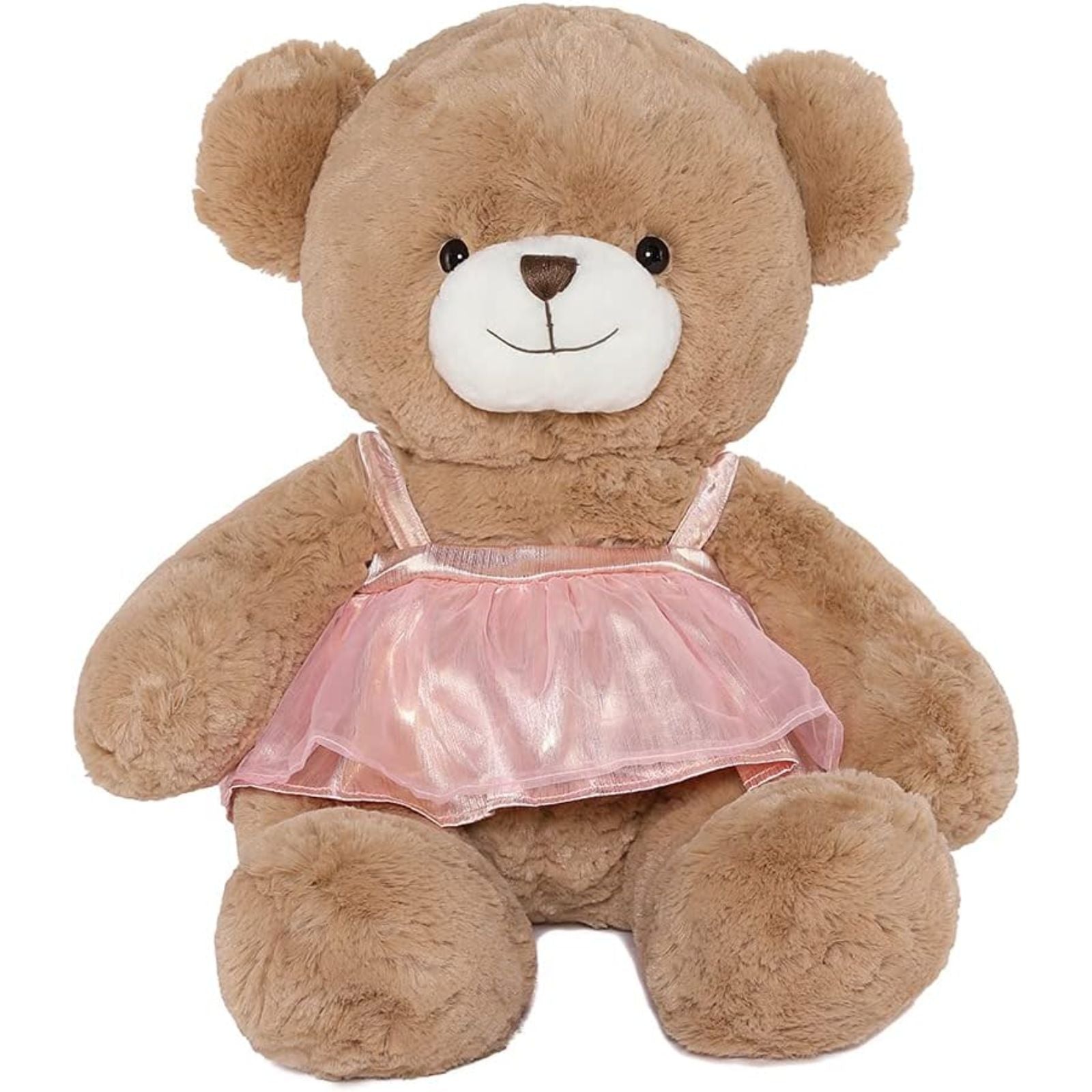 Teddy Bear Stuffed Toy, Beige/Brown, 17.5 Inches