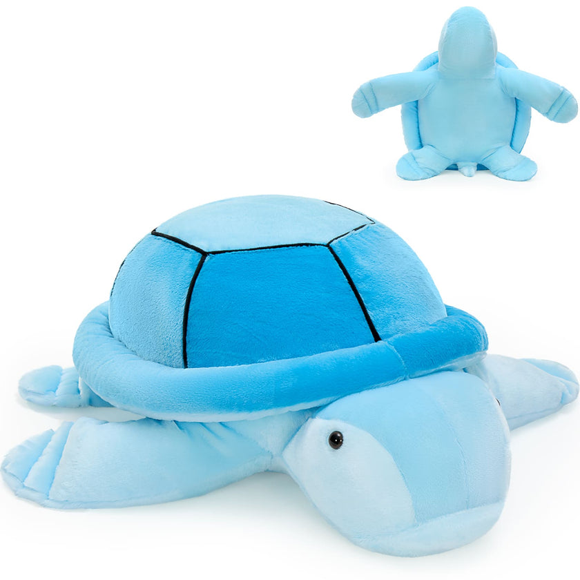 MorisMos 33'' Turtle Stuffed Animals Stuffed Tortoise Plush Toy