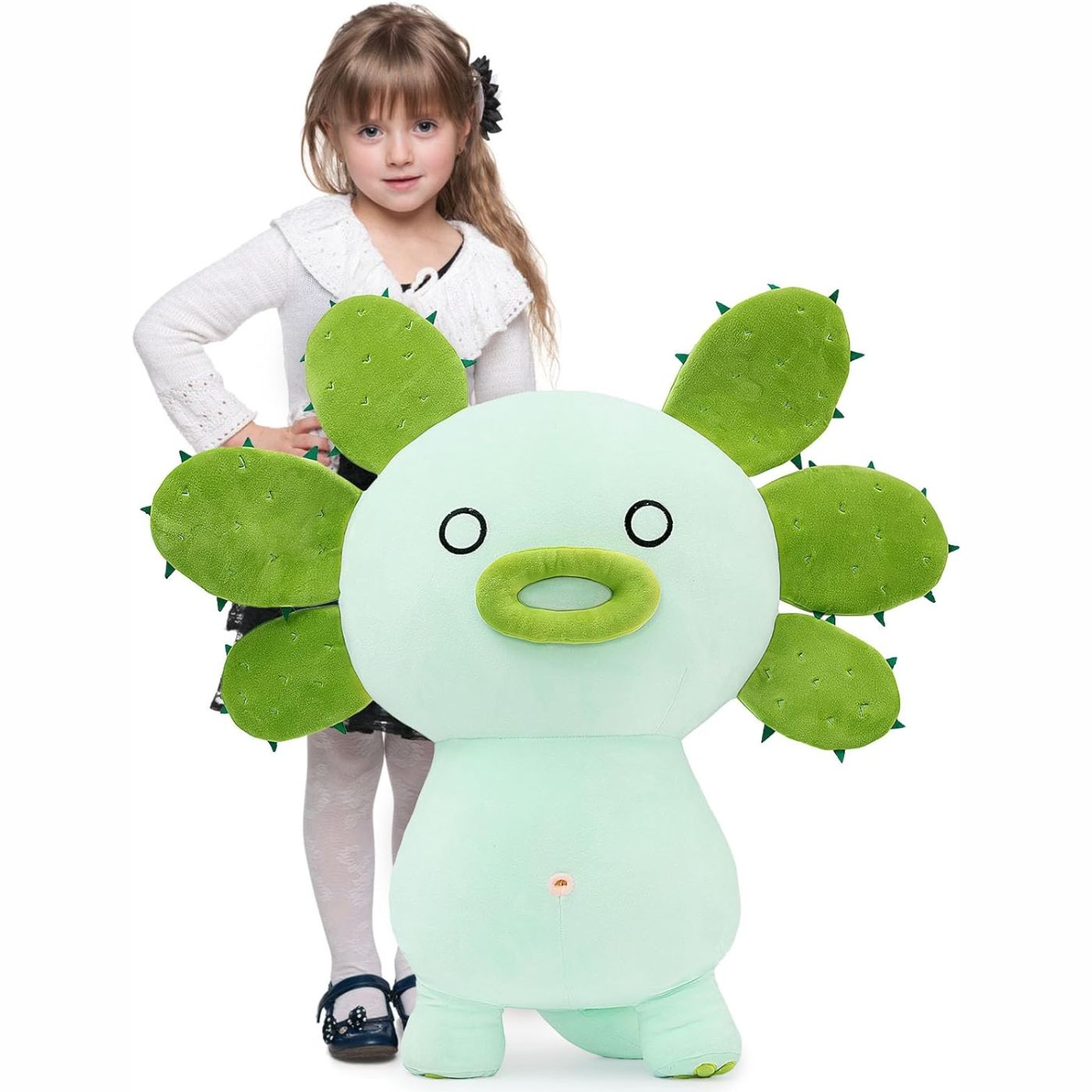 Jouets en peluche Axolotl uniques, 35,4 pouces