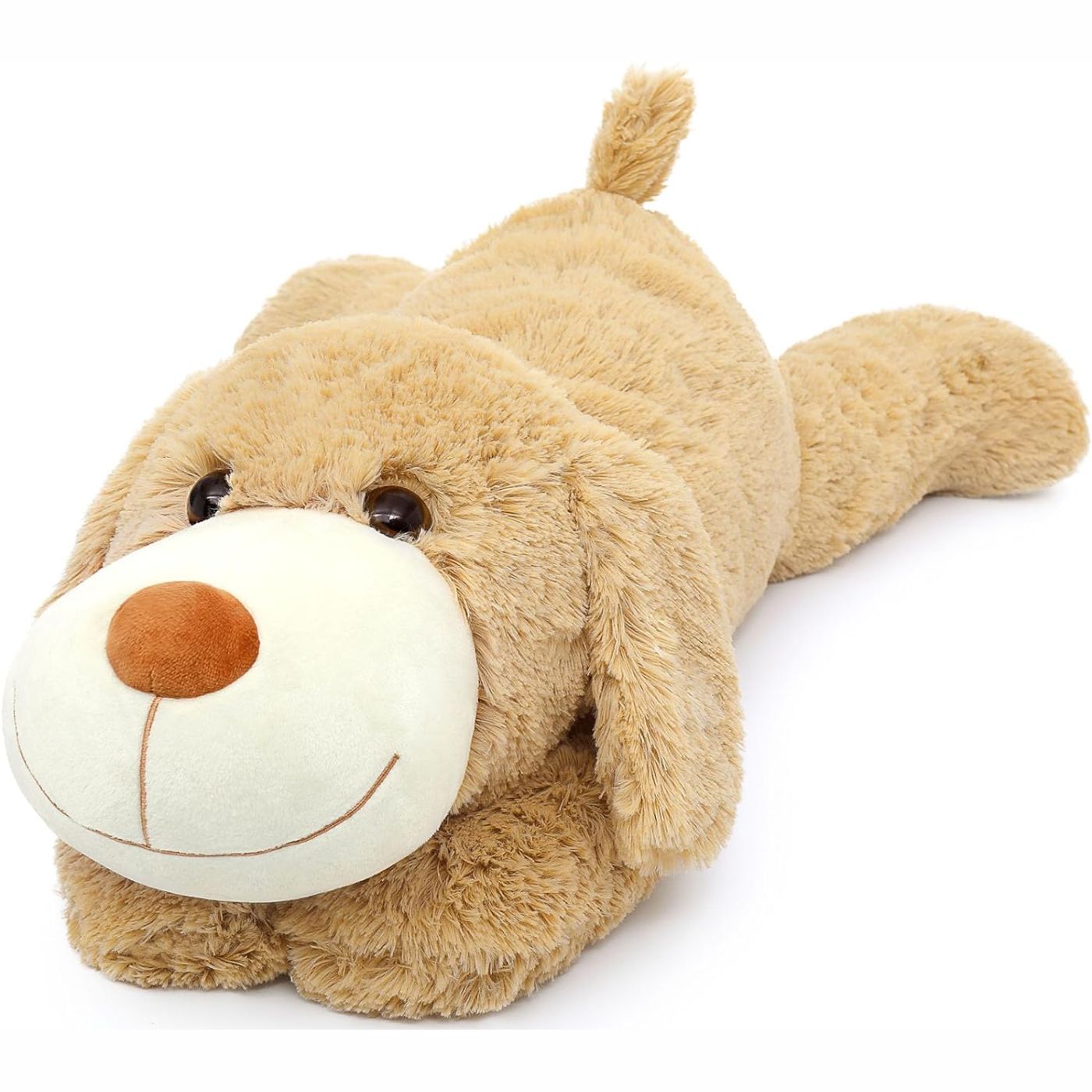 Dog Plush Toys - Weighted Plush Pillows - Puppy Stuffed Animals - Cozy Weighted Throw Pillows - Cartoon Dog Cushion Pillows for Bed/Sofa - Soft Plushy Body Pillows for Kids/Teens/Adults - MorisMos Stuffed Animals