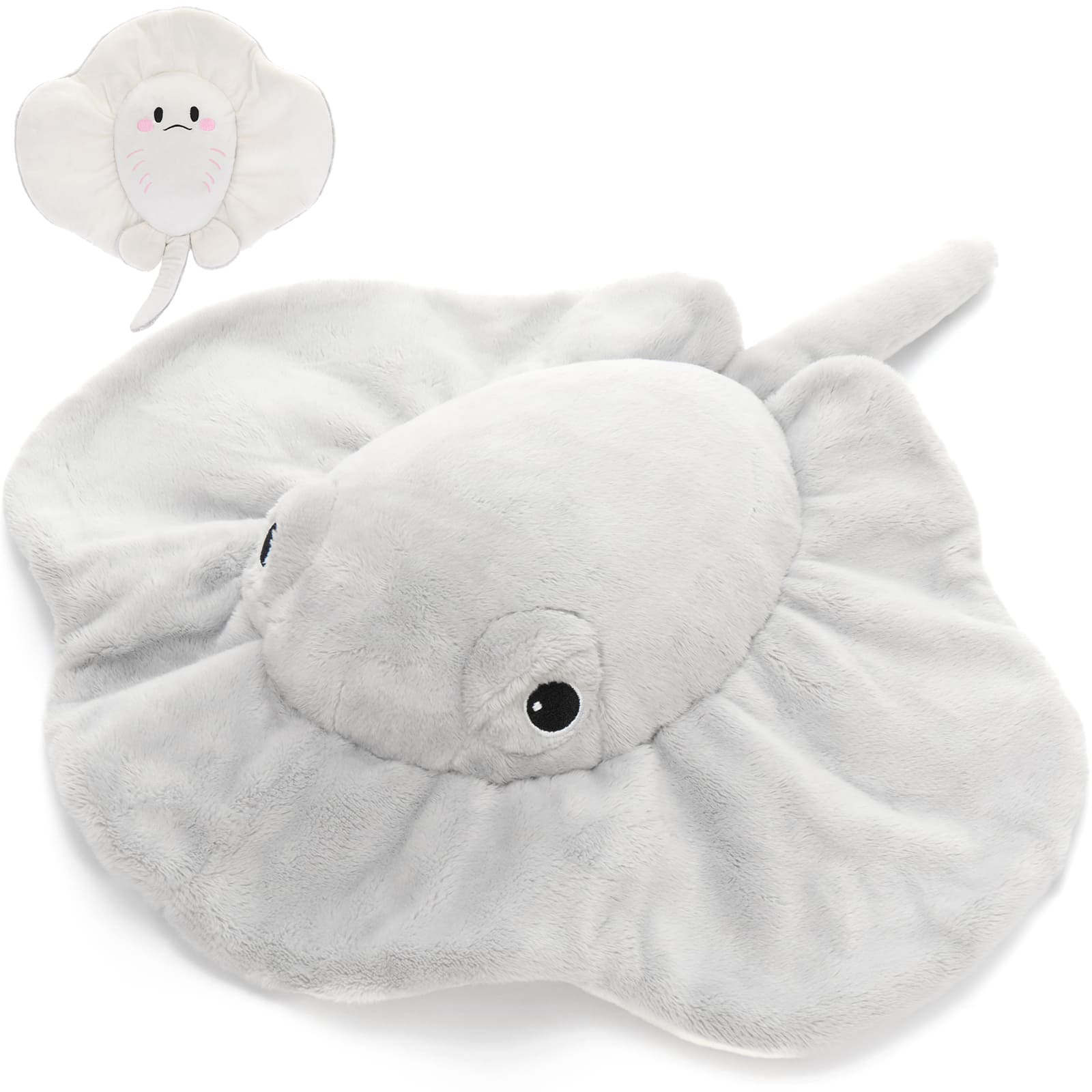 15.7” Weighted Stingray Plush Toy Cozy Anxiety Relief Plush Pillow