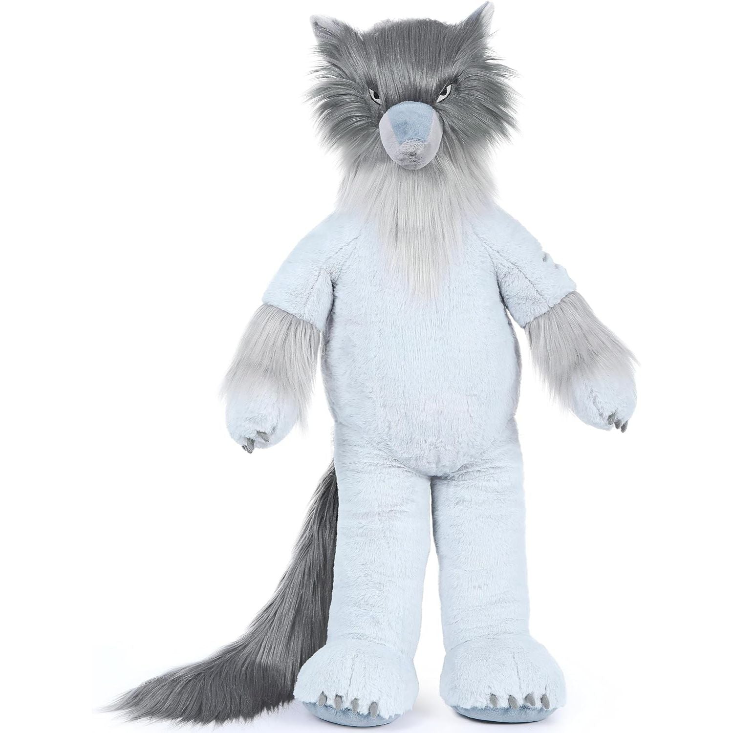 Peluche loup-garou, gris, 36 pouces