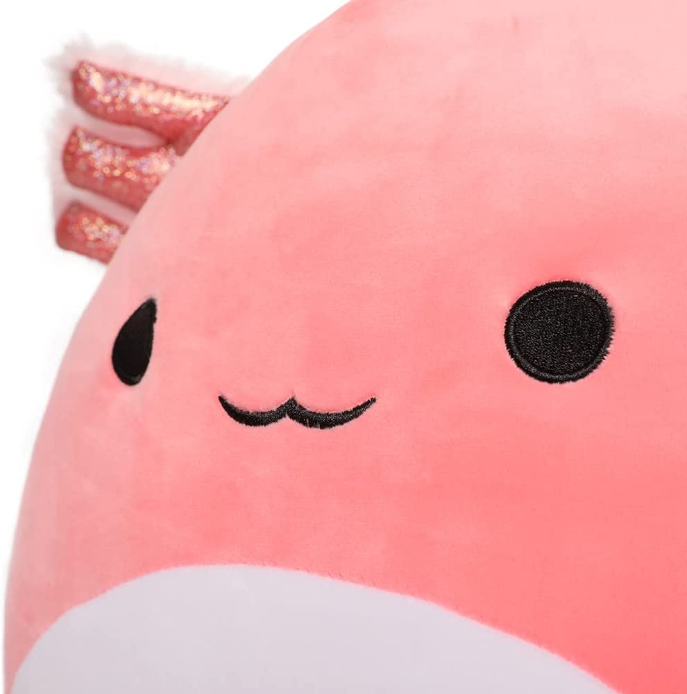 Axolotl Plüschtier, Mintgrün/Pink, 16"
