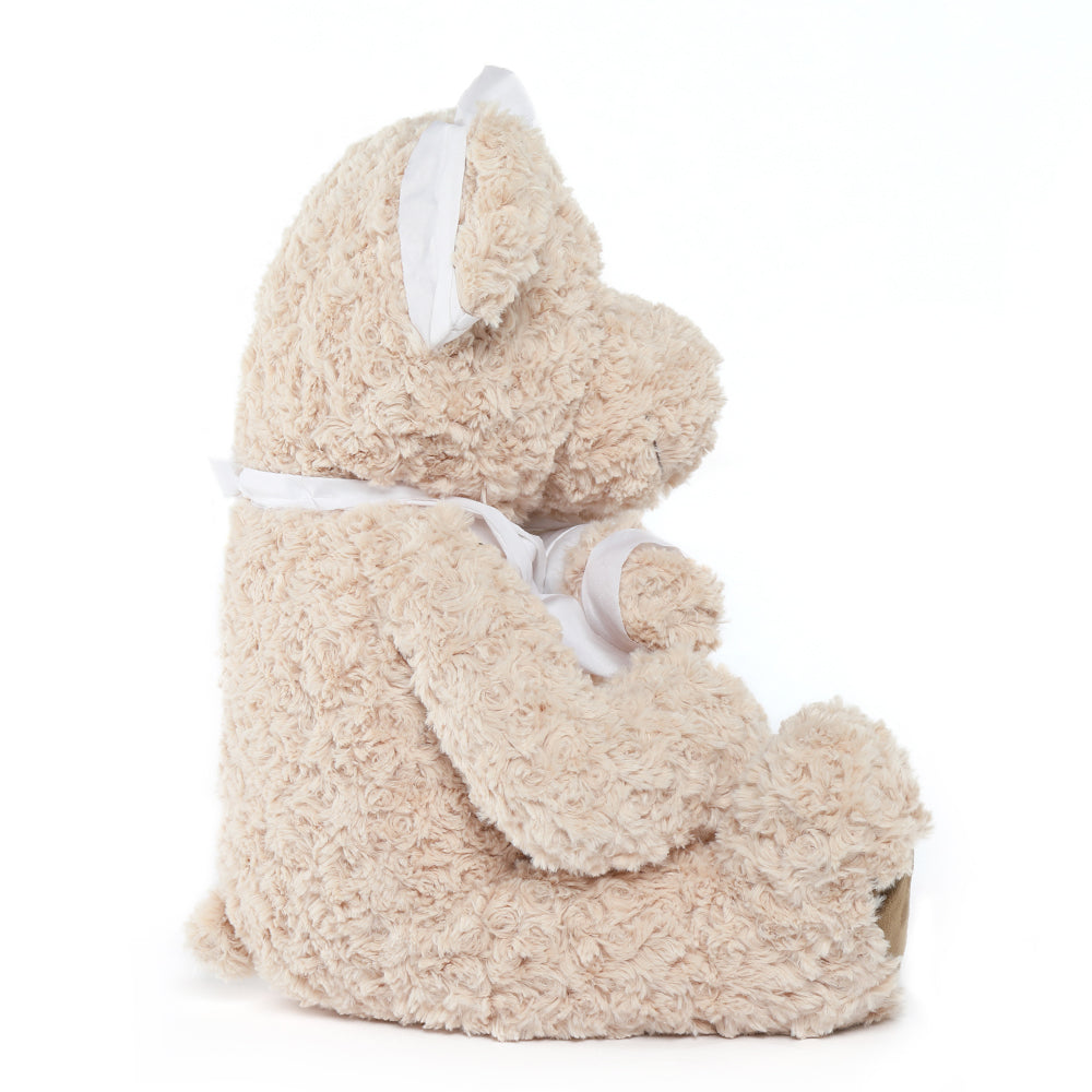 Teddybär-Stofftier, Beige, 25,6 Zoll